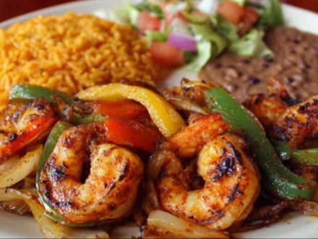 Shrimp Fajitas.