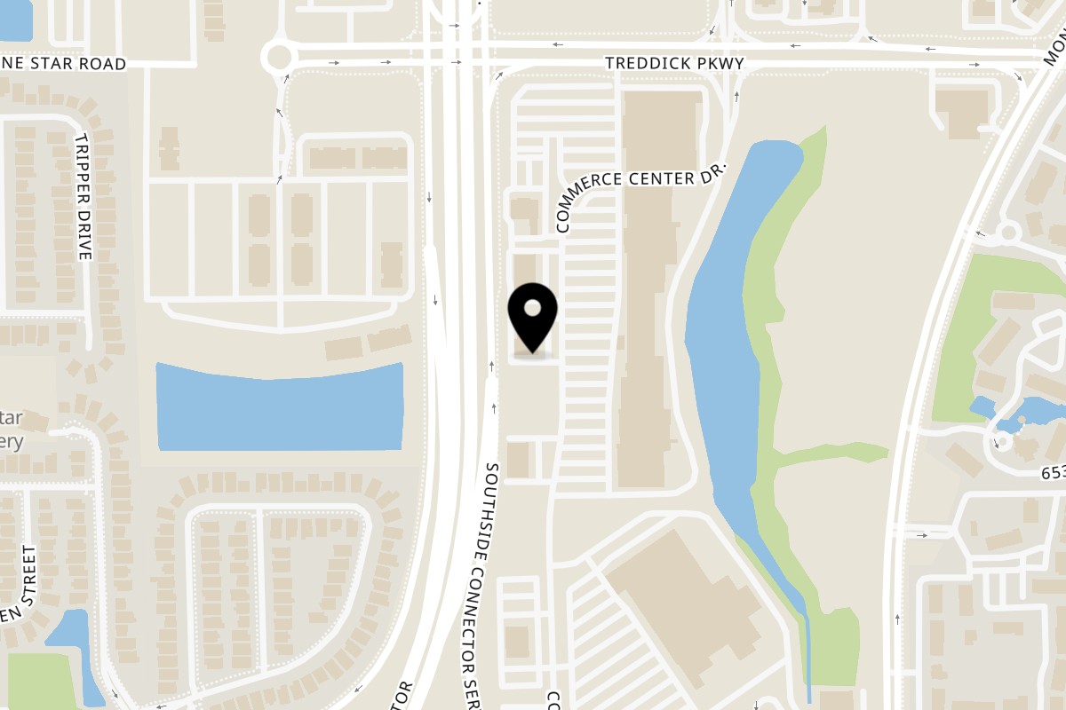 Map showing the location of El Cabo Restaurant on 620 Commerce Center Dr #101 in Jacksonville